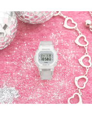 Orologio BABY-G Mod. 565 GLITTER CRYSTALS SERIE - SILVER Donna