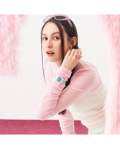 Orologio BABY-G Mod. 565 GLITTER CRYSTALS SERIE - LIGHT BLUE Donna