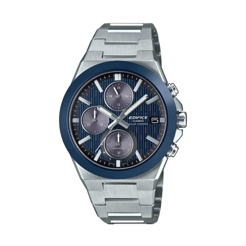 Orologio CASIO EDIFICE Mod. SOLAR POWERED CHRONOGRAPH - BLUE Uomo