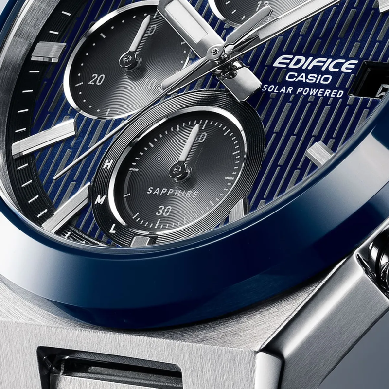Orologio CASIO EDIFICE Mod. SOLAR POWERED CHRONOGRAPH - BLUE Uomo