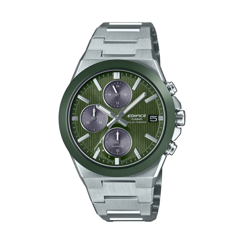 Orologio CASIO EDIFICE Mod. SOLAR POWERED CHRONOGRAPH - GREEN Uomo