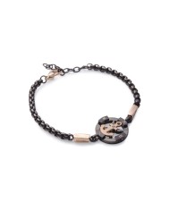 Bracciale rosa dei venti Black