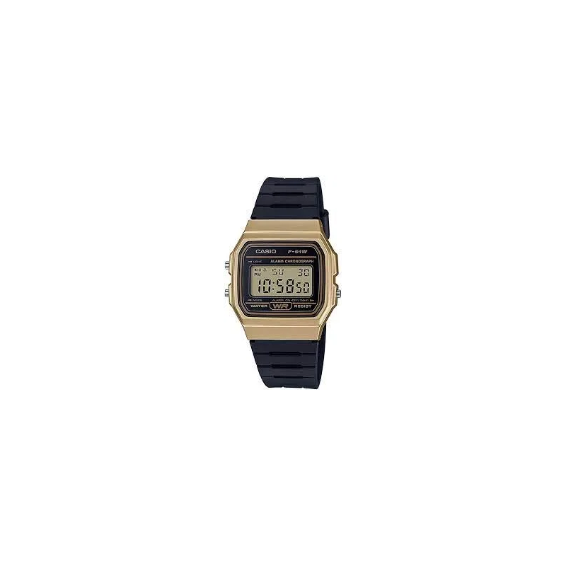 Orologio CASIO VINTAGE F-91 BIO RESIN STRAP - GOLD Uomo