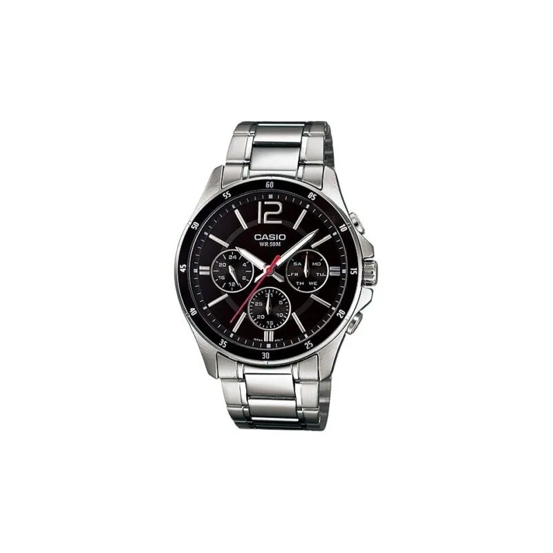 Orologio CASIO COLLECTION MULTIFUNCTION CALENDAR - BLACK Uomo