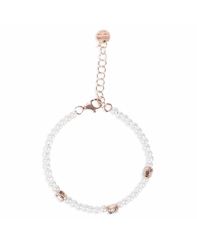 Bracciale Baby Stone in Argento e perle bianche