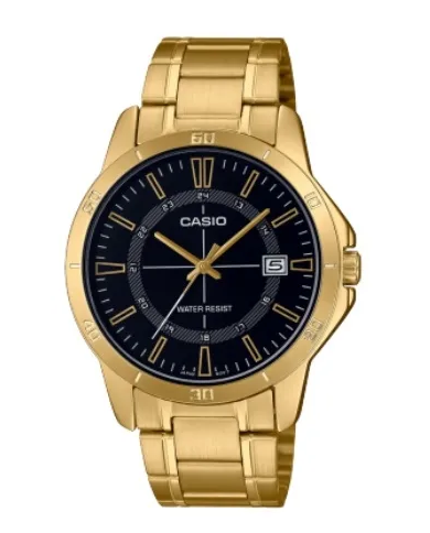 Orologio CASIO COLLECTION CASUAL DATE GOLD - BLACK Uomo