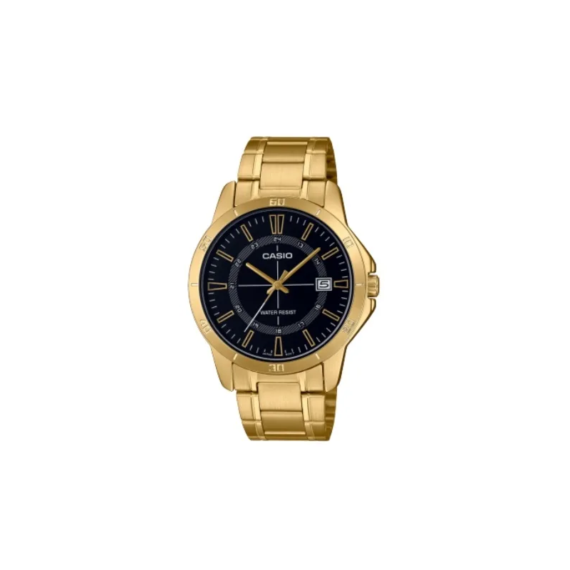 Orologio CASIO COLLECTION CASUAL DATE GOLD - BLACK Uomo