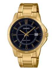 Orologio CASIO COLLECTION CASUAL DATE GOLD - BLACK Uomo