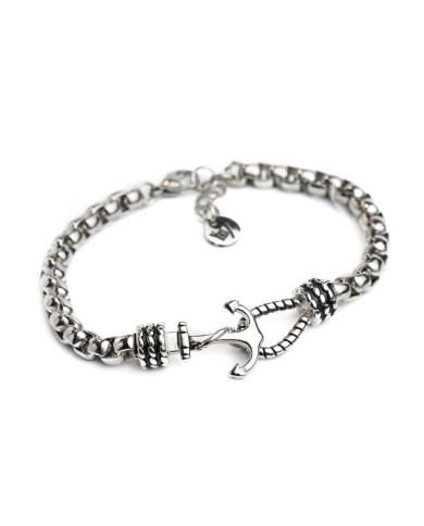Bracciale ancora acciaio classico