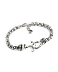 Bracciale ancora acciaio classico