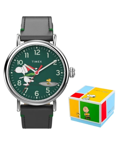Orologio TIMEX PEANUTS COLLECTION - THE WATERBURY - Snoopy Woodstock Ice Skating - Special Pack Unisex