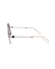 OCCHIALI DA SOLE UOMO PHILIPP PLEIN SUNGLASSES SPP048M SHINY PALLADIUM