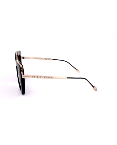 OCCHIALI DA SOLE DONNA PHILIPP PLEIN SUNGLASSES SPP097S SHINY DARK BLACK