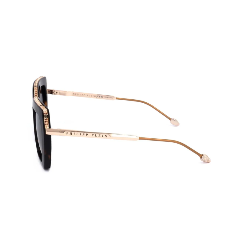 OCCHIALI DA SOLE DONNA PHILIPP PLEIN SUNGLASSES SPP097S SHINY SHINY HAVANA