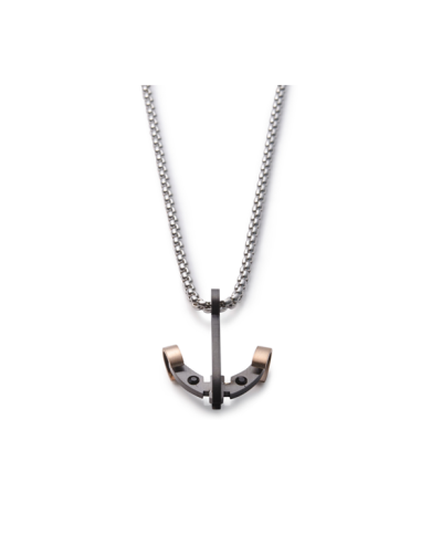 Collana uomo con ancora