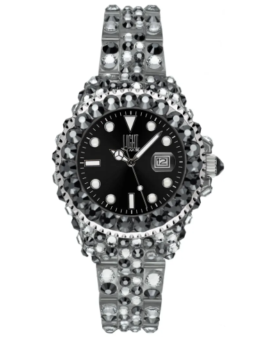 Orologio LIGHT TIME MEDITERRANEO - Full Strass / Black Donna
