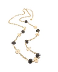 Collana in Metallo con cristalli di Murano