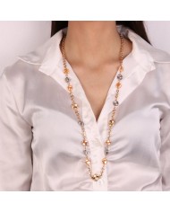 Collana in Metallo con cristalli colorati ispirati al vetro di Murano