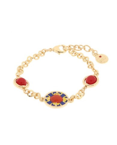 Bracciale in Metallo con maiolica