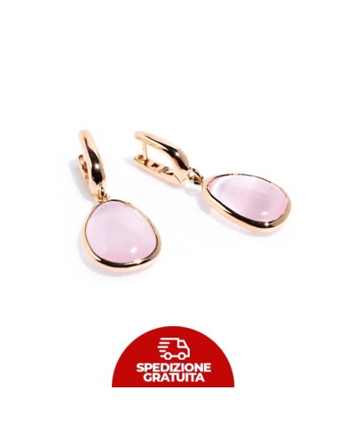 Orecchini Laguna Goccia rosa