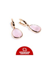 Orecchini Laguna Goccia rosa