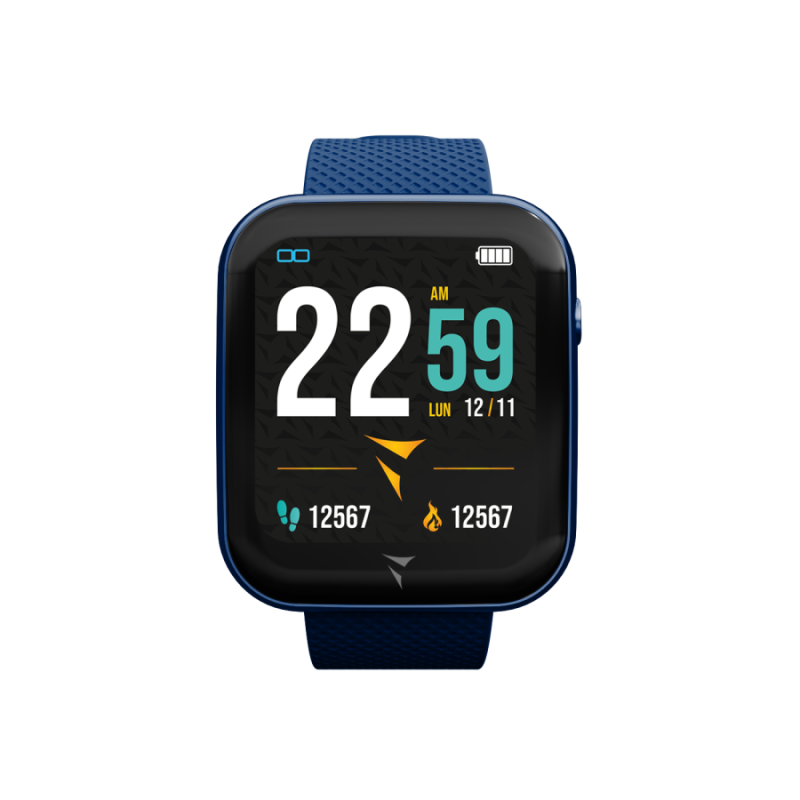Smartwatch Talk Cassa blu Cinturino Silicone Blu