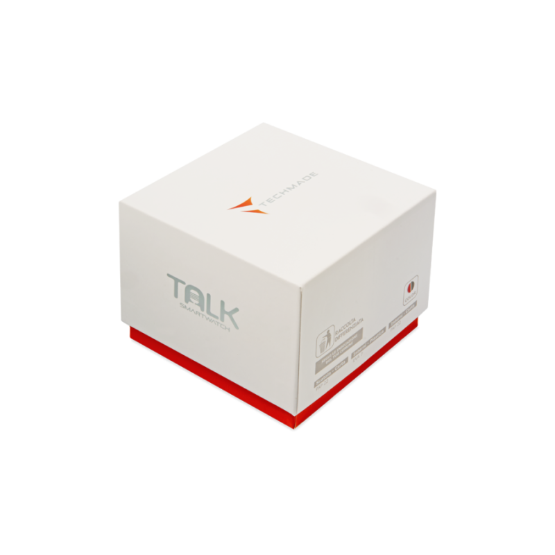 Smartwatch Talk Cassa blu Cinturino Silicone Blu