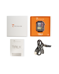 Smartwatch Talk Cassa blu Cinturino Silicone Blu