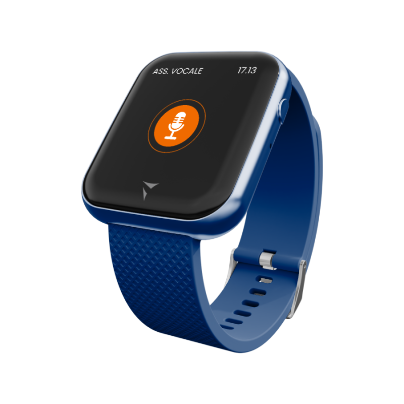 Smartwatch Talk Cassa blu Cinturino Silicone Blu