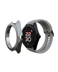 Smartwatch Rocks 2.0 con Cover Intercambiabili Cinturino Grigio Cov...