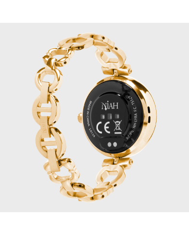 Smartwatch Lyra &#8211; Collezione Niah &#8211; Maglia Classica Metallica Gold