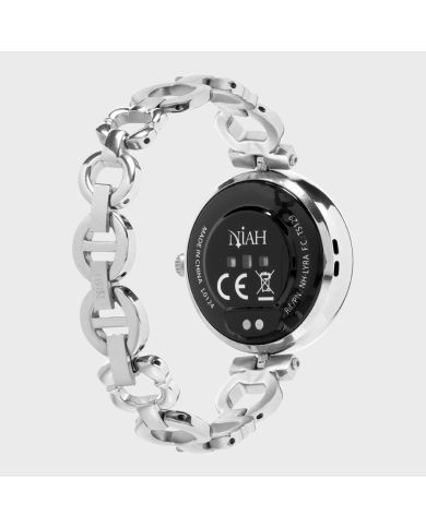 Smartwatch Lyra - Collezione Niah - Maglia Classica Metallica Silver