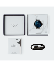 Smartwatch Lyra - Collezione Niah - Maglia Classica Metallica Silver