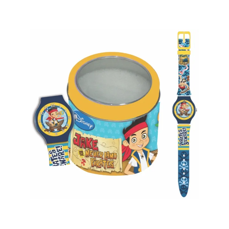 Orologio WALT DISNEY KID WATCH JAKE THE PIRATE - Tin box Bambino