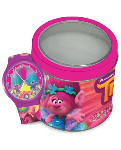 Orologio WALT DISNEY KID WATCH TROLLS - Tin Box Bambino