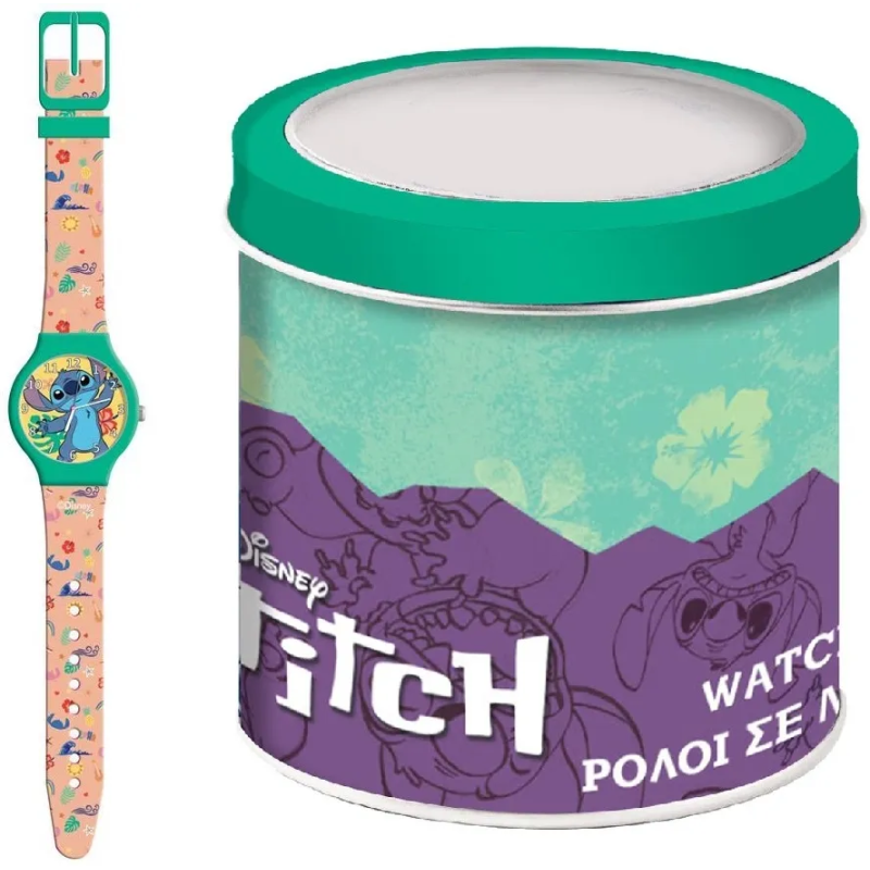 Orologio DISNEY KID WATCH LILO & STITCH - Tin Box Bambino