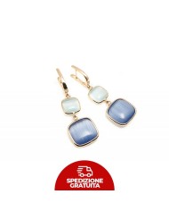 Orecchini Laguna Blu lavanda e acqua