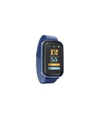 Smartwatch Steps Cassa Blu Cinturino Maglia Milano Blu